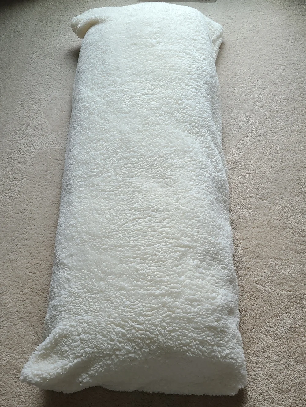 Body Pillow and Cozy Plush Sherpa Cover